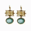 Symposium|Earrings*Zjoosh Symposium Agean French Hooks Champagne Blue