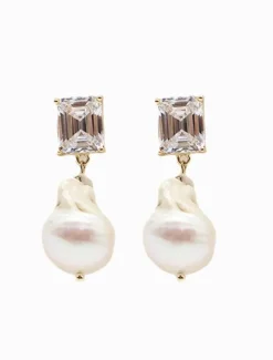 Symposium|Pearl Jewellery*Zjoosh Symposium Celestial Pearl Drop Earrings