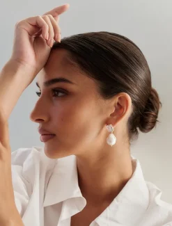 Symposium|Pearl Jewellery*Zjoosh Symposium Celestial Pearl Drop Earrings