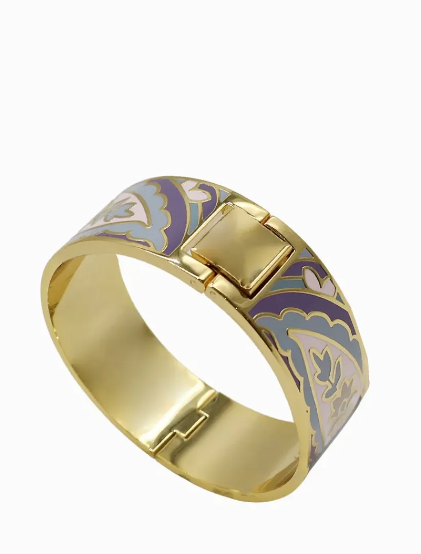 Symposium|Bangles And Bracelets*Zjoosh Symposium Enamel Cuff Blue Tones