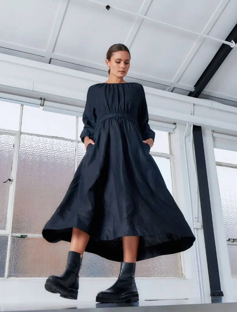 Dresses*Zjoosh Tabby Long Sleeved Dress - FINAL SALE Black