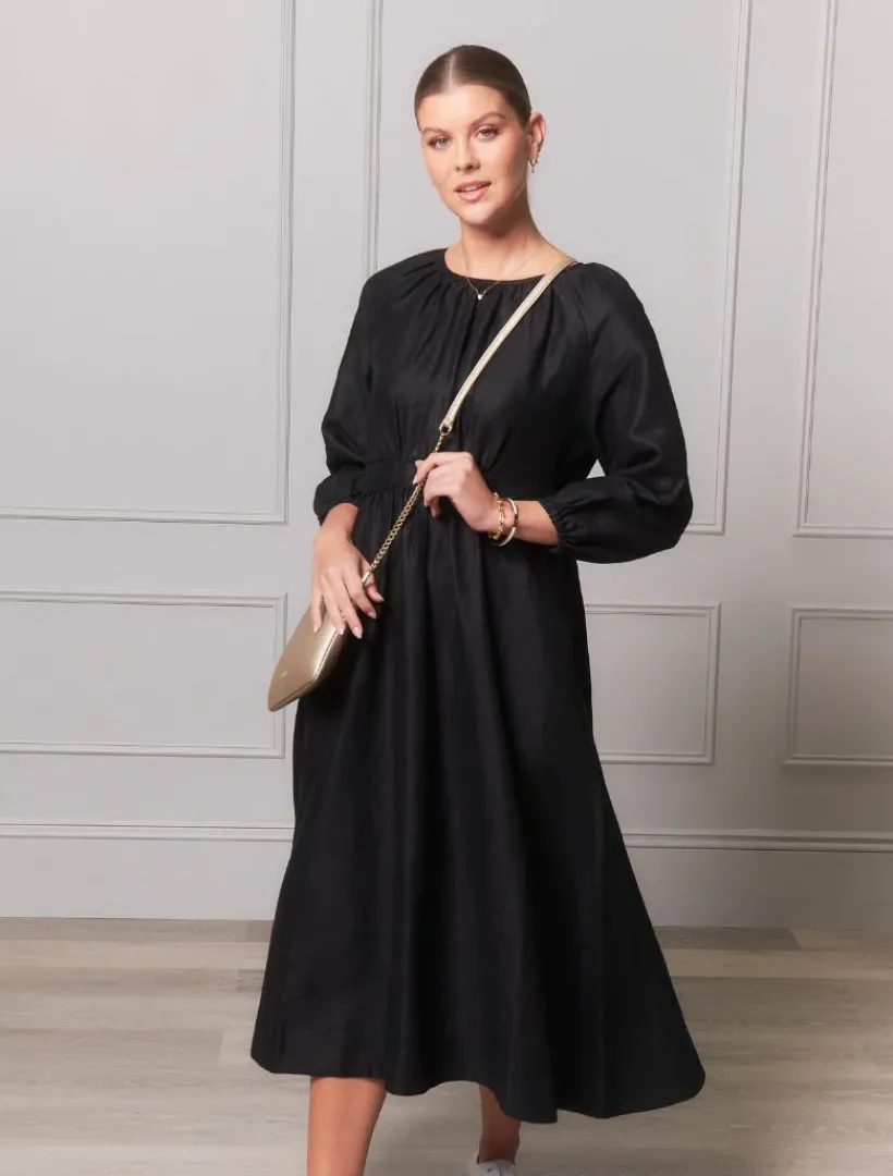 Dresses*Zjoosh Tabby Long Sleeved Dress - FINAL SALE Black