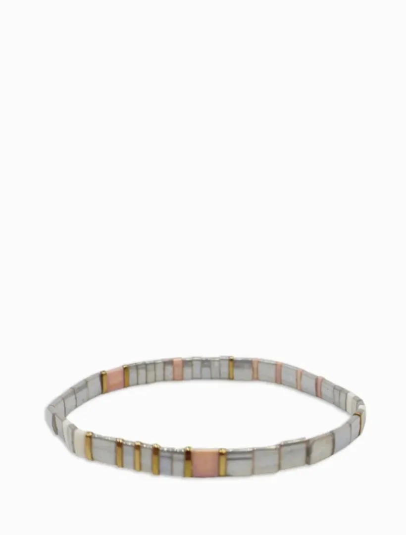 Bangles And Bracelets*Zjoosh Tila Bracelet Grey