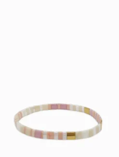Bangles And Bracelets|Gold Jewellery*Zjoosh Tila Bracelet Pink and Gold