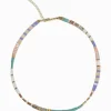 Necklaces*Zjoosh Tila Necklace Nude and Turquoise