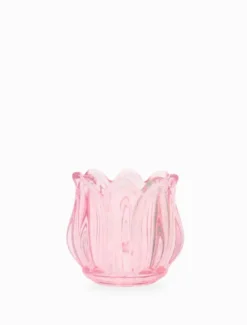 Tea Lights & Candle Holders*Zjoosh Tulip Votive Rose