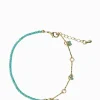 Pearl Jewellery|Bangles And Bracelets*Zjoosh Turquoise Pearl and Gold Long Bracelet