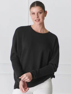 Knits And Jumpers*Zjoosh Vanessa Cashmere Jumper Black