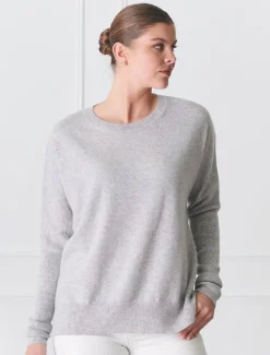Knits And Jumpers*Zjoosh Vanessa Cashmere Jumper Grey