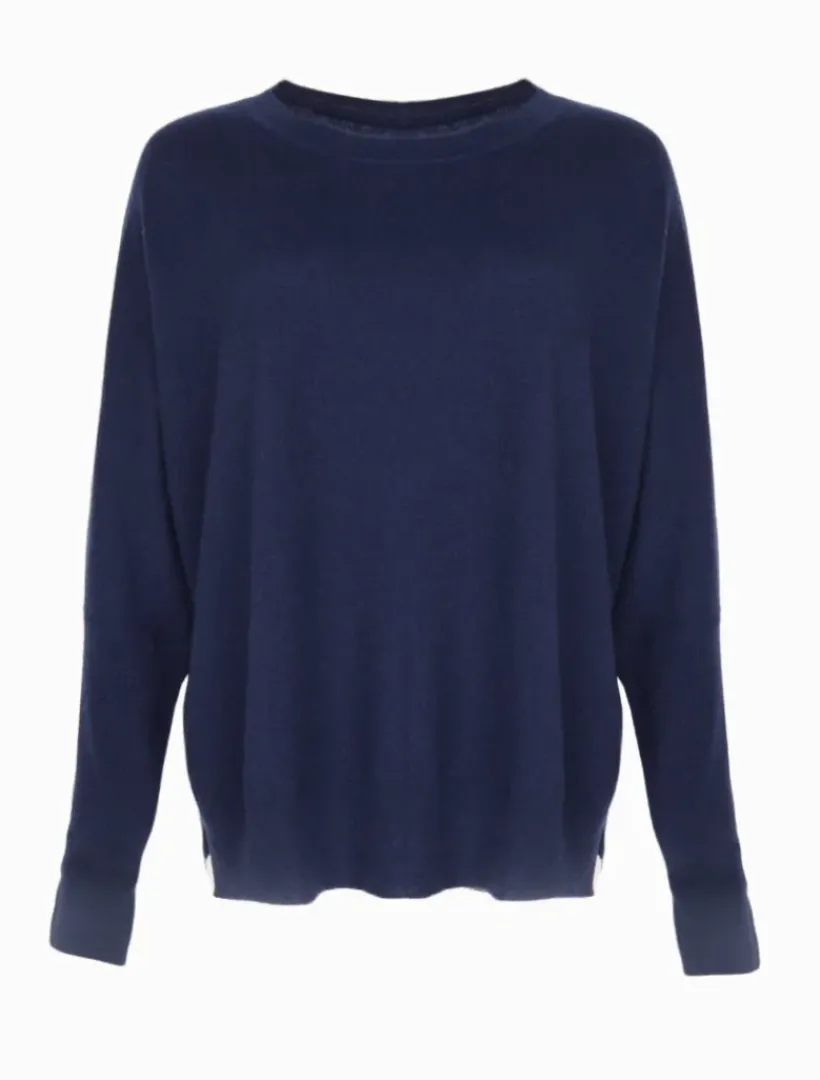 Knits And Jumpers*Zjoosh Vanessa Cashmere Jumper Navy