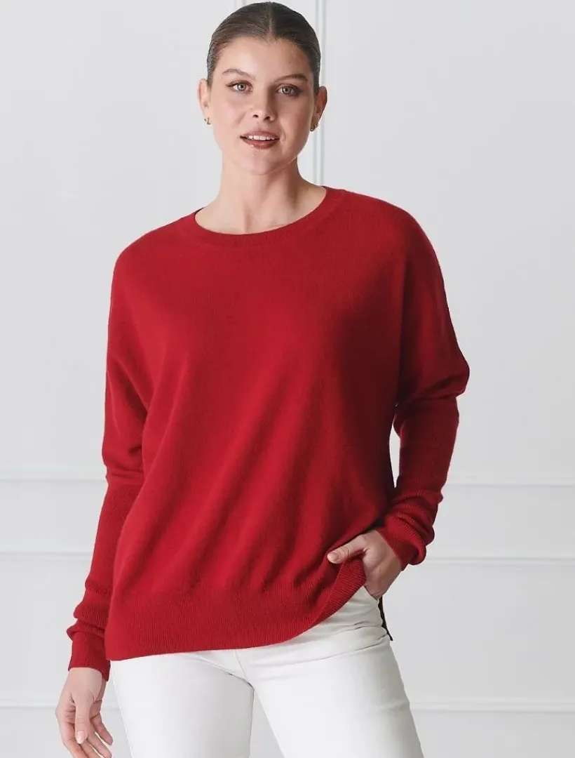Knits And Jumpers*Zjoosh Vanessa Cashmere Jumper Rosewood