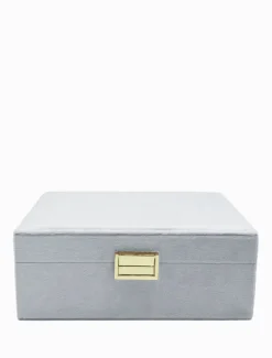 Jewellery Storage|Jewellery And Trinket Boxes*Zjoosh Velvet Jewellery Box Blue