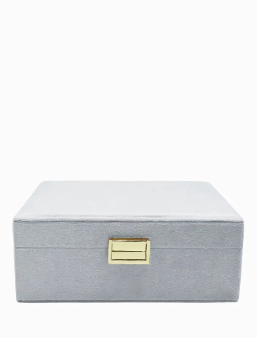 Jewellery Storage|Jewellery And Trinket Boxes*Zjoosh Velvet Jewellery Box Blue