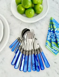 Cutlery & Servers*Zjoosh Verona 24 Piece Cutlery Set Blue