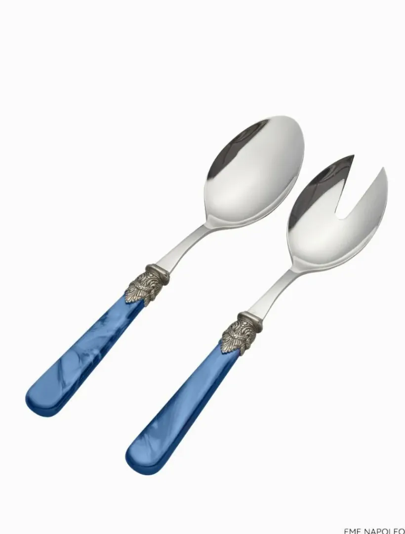 Cutlery & Servers*Zjoosh Verona 2 Piece Salad Server Blue