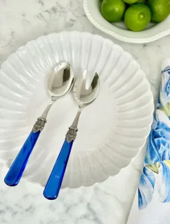 Cutlery & Servers*Zjoosh Verona 2 Piece Salad Server Blue