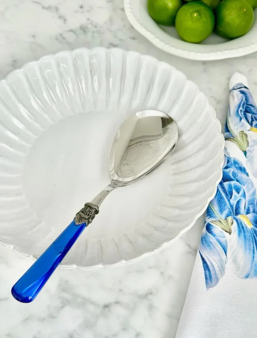 Cutlery & Servers*Zjoosh Verona Serving Spoon Blue