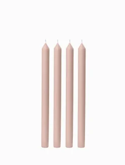 Unscented Candles*3rd Party Other Vintage Blush 30cm Dinner Candle (Pack of 4)