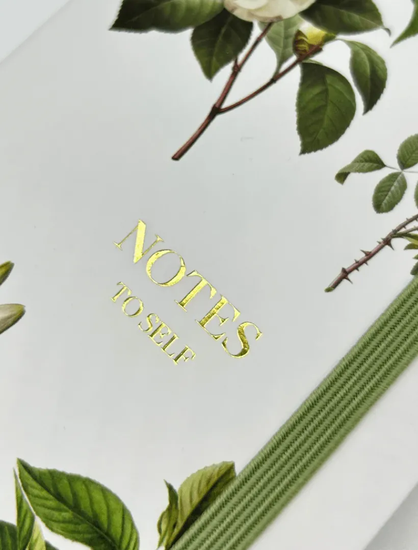 Stationery*Zjoosh Vintage Botanical Journal White