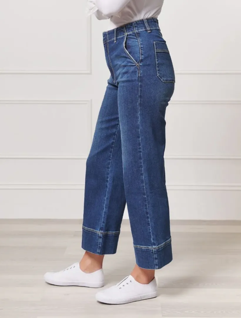 Pants*Zjoosh Wanda Denim Pant Indigo