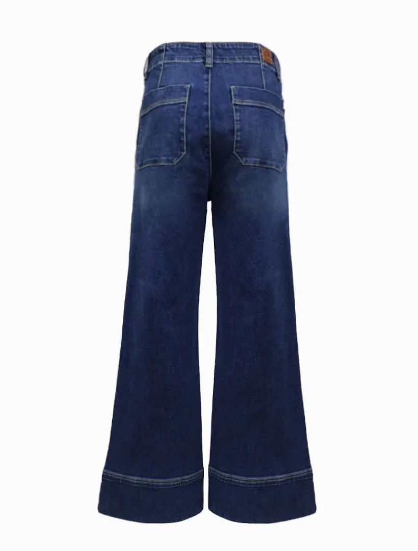 Pants*Zjoosh Wanda Denim Pant Indigo