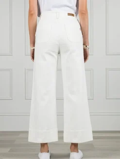 Pants*Zjoosh Wanda Denim Pant White