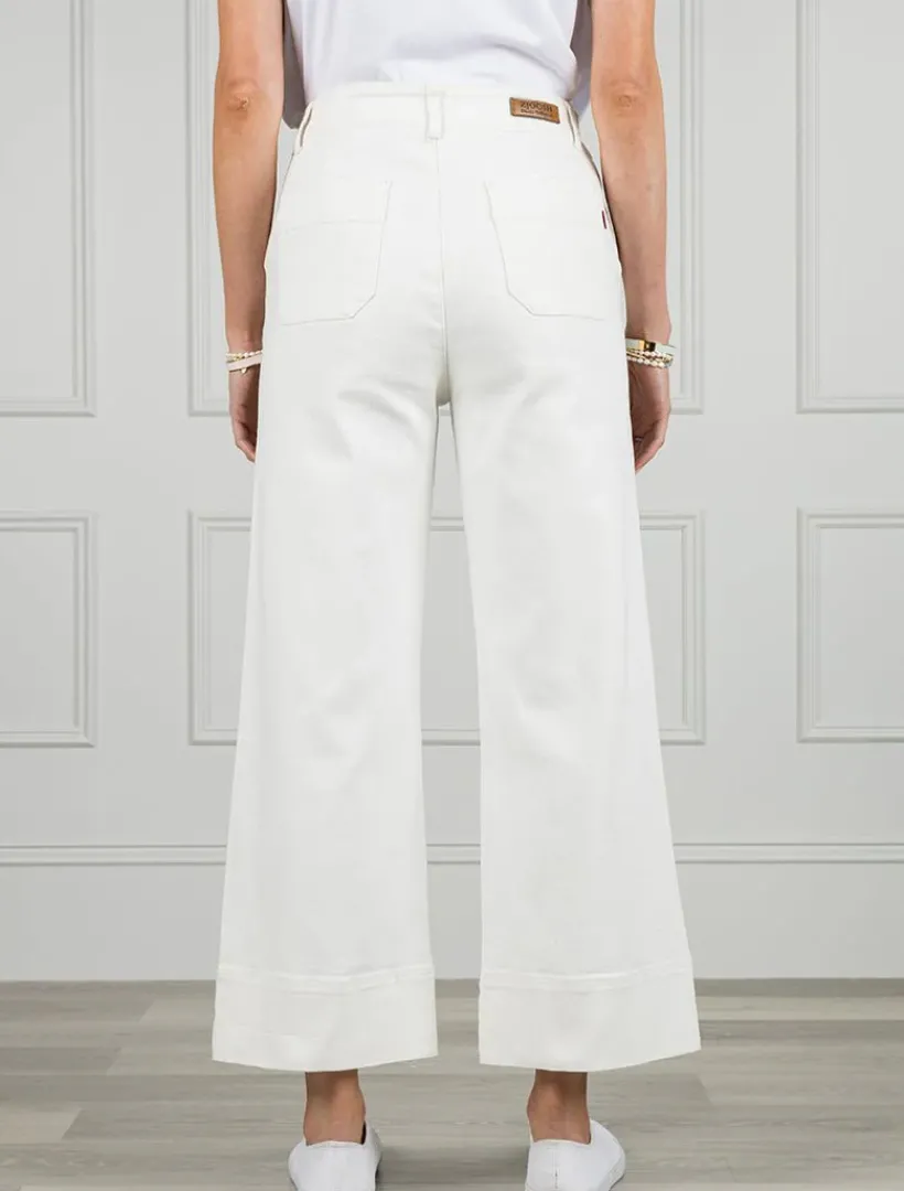 Pants*Zjoosh Wanda Denim Pant White