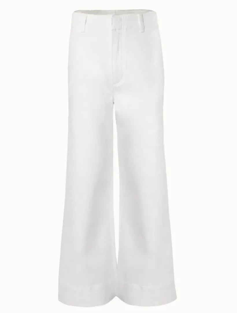 Pants*Zjoosh Wanda Denim Pant White