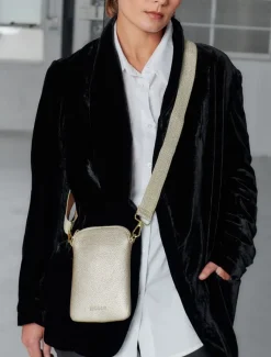 Travel And Cosmetic Bags|Travel & Cosmetic Bags*Zjoosh Wanderer Cross Body Bag Gold