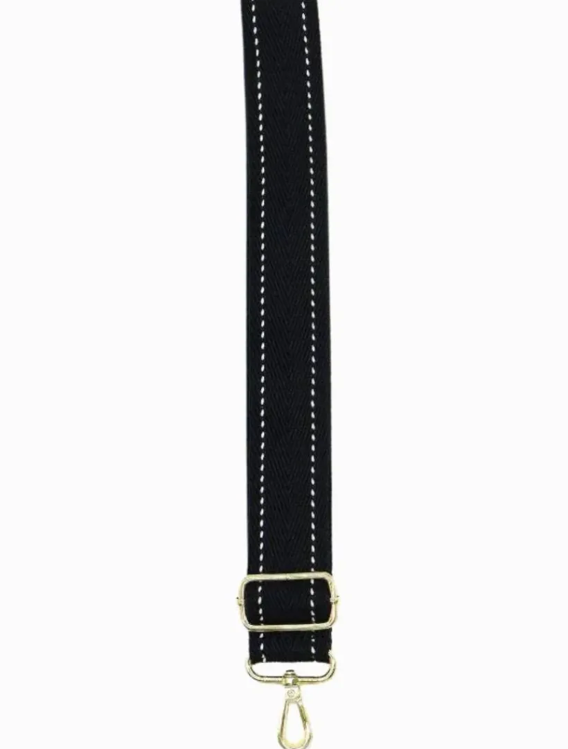 Bag Straps|Bag Straps*Zjoosh Webbing Bag Strap Black White