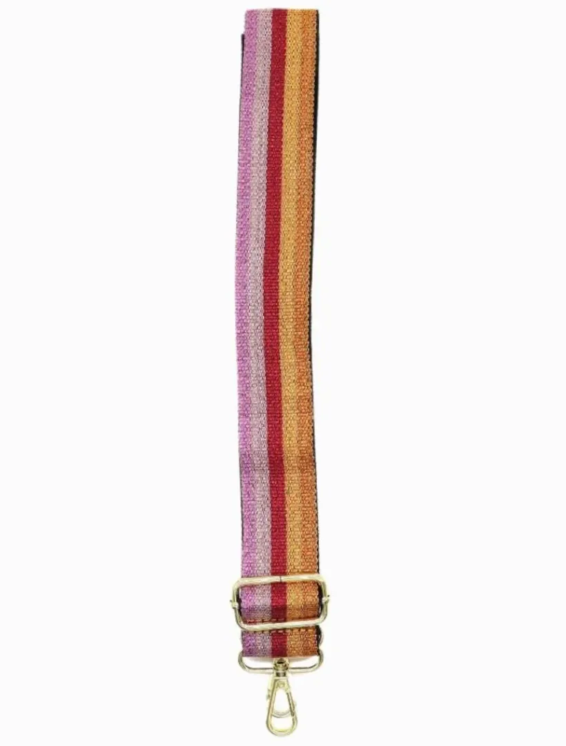 Bag Straps|Bag Straps*Zjoosh Webbing Bag Strap Golden Rainbow