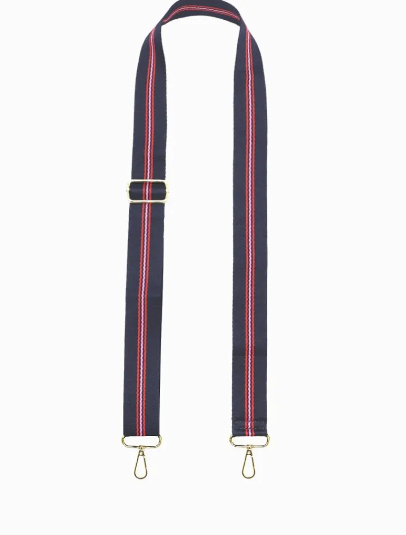 Bag Straps|Bag Straps*Zjoosh Webbing Bag Strap Navy Geranium