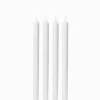 Unscented Candles*3rd Party Other White 30cm Dinner Candle (Pack of 4)