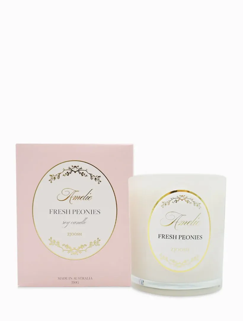 Scented Candles|Zjoosh Candle Collection*Zjoosh Candle Amelie Fresh Peonies