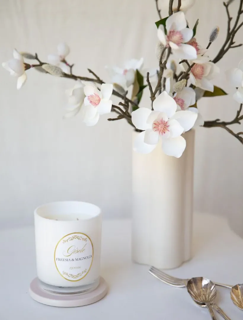 Scented Candles|Zjoosh Candle Collection*Zjoosh Candle Gisele Freesia u0026 Magnolia