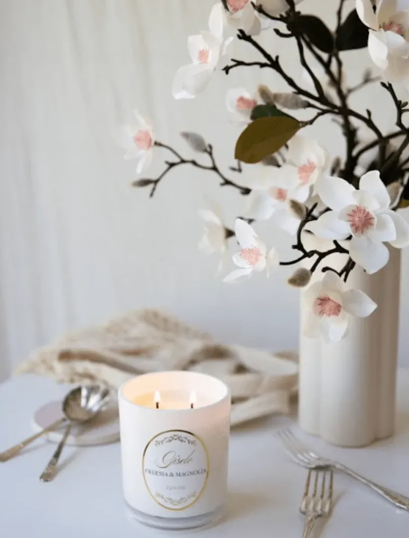 Scented Candles|Zjoosh Candle Collection*Zjoosh Candle Gisele Freesia u0026 Magnolia