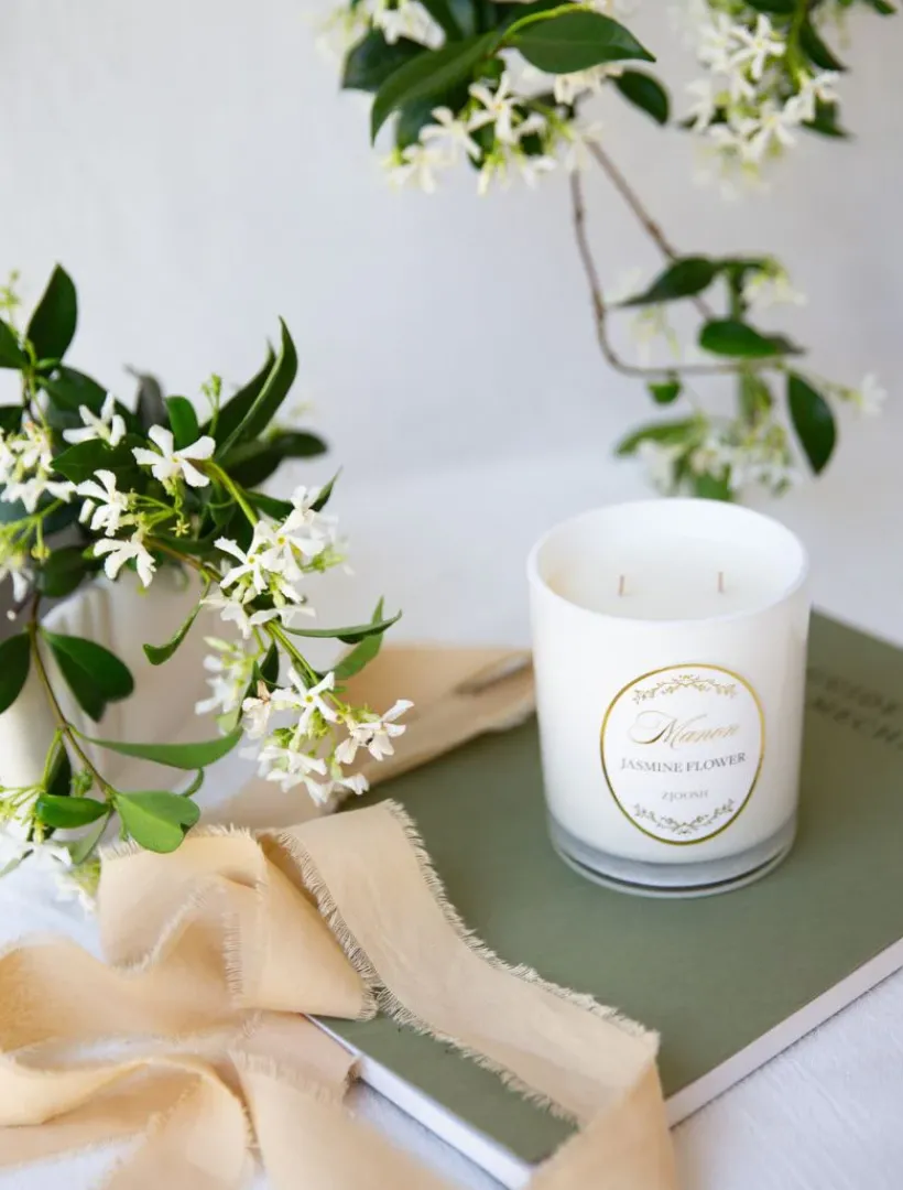 Scented Candles|Zjoosh Candle Collection*Zjoosh Candle Manon Jasmine Flower