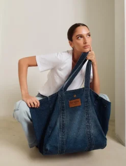 Totebags*Zjoosh Classic Tote Bag Denim