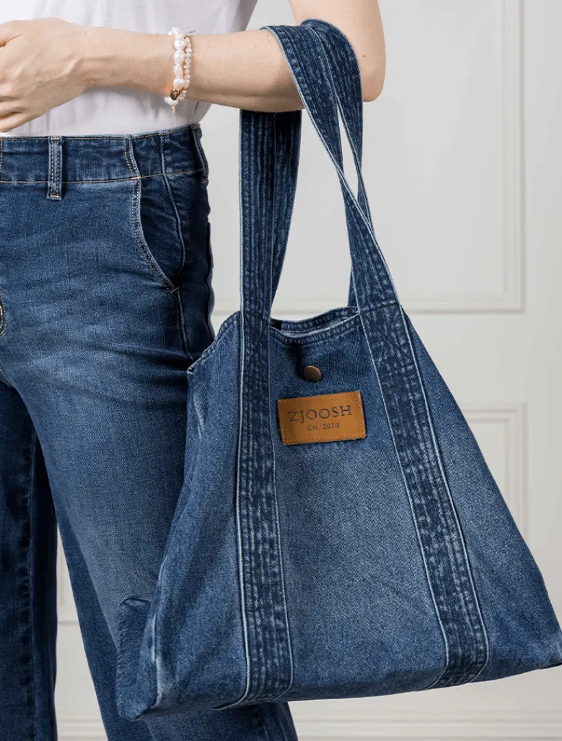 Totebags*Zjoosh Classic Tote Bag Denim