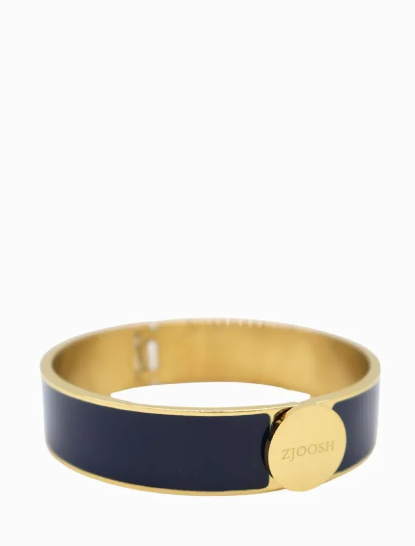Bangles And Bracelets*Zjoosh Logo Disk Bangle Navy